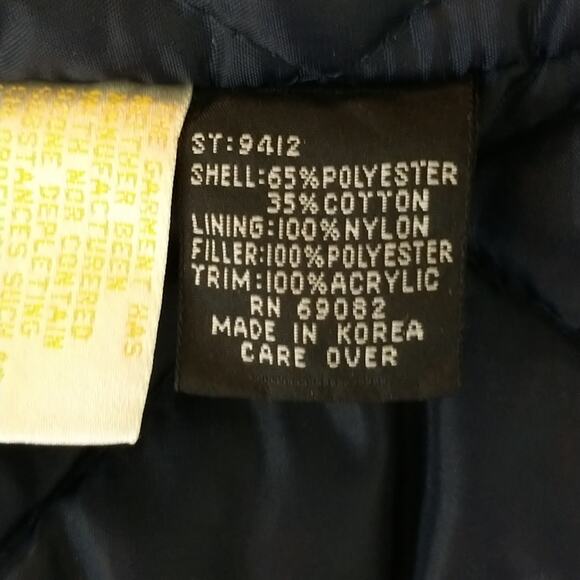 Coleman Outdoors Jacket Men's Sz XL Tan Navy Insulated Utility Full Zip Pockets - Picture 6 of 8